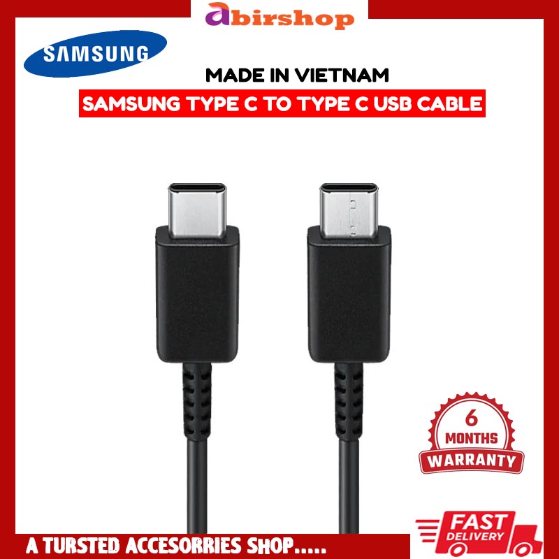 SAMSUNG TYPE C TO TYPE C CABLE USB-C CABLE