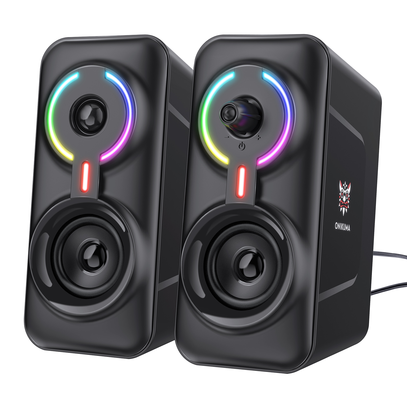 (New)ONIKUMA L6 RGB Lighting Computer Audio with Bluetooth Function(Black). 