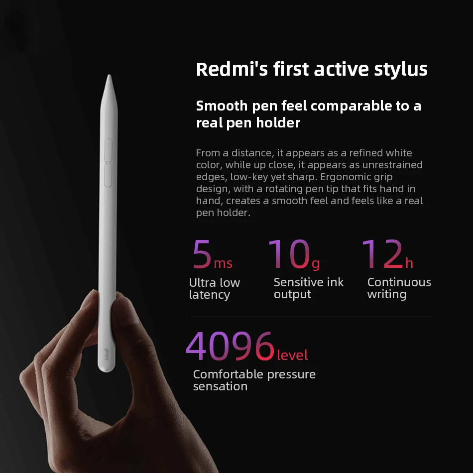 Xiaomi Redmi Stylus Pen 4096 level 240Hz Draw Writing Screenshot Tablet Screen Touch low latency Smart Pen For Redmi Pad Pro. 
