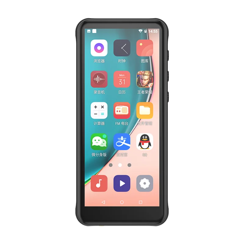 Newest RUIZU Z80 2GB RAM+16G ROM WiFi Android 8.1 MP4 With Bluetooth 4.2 HiFi MP3 Player 4.0inch Full Touch Screen