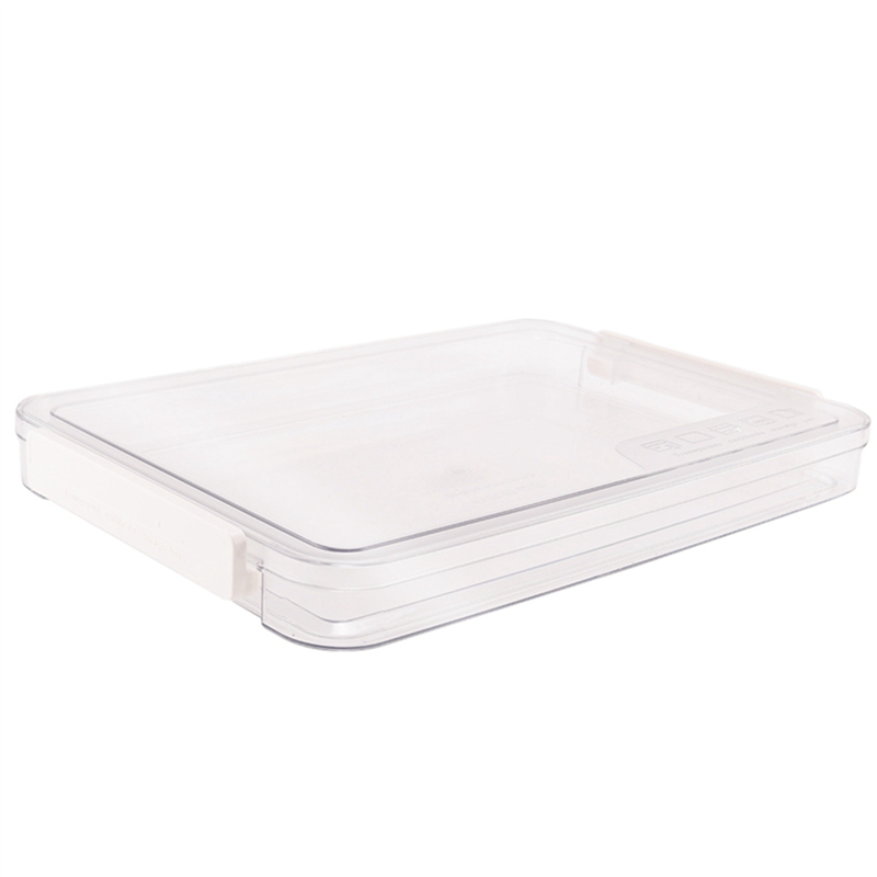2Pcs Plastic Box Desktop Examination A4 Paper Document Storage Box Transparent Data Finishing File Box. 