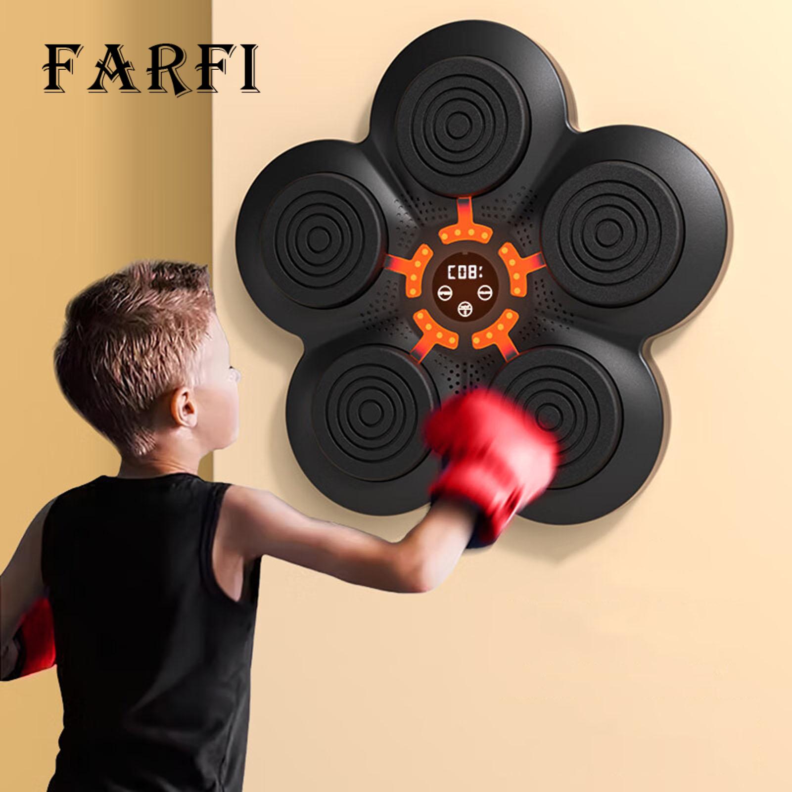 Wall-mounted Boxing Machine Smart Bluetooth Music Boxing Machine Adjustable Speed Wall Mounted Punching Equipment for Smart Boxing Machine. 
