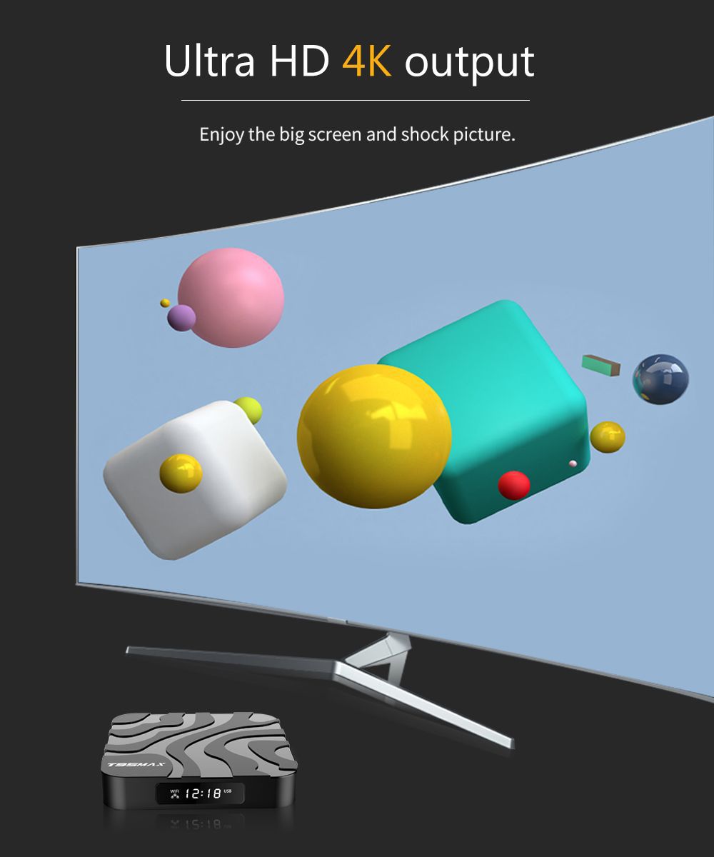 T95 MAX Android 12 OS Smart TV Box Allwinner H618 2.4G 5G Dual Wifi 6K BT4.0 H.265 64G Set Top Box 4GB/64GB Media Player. 