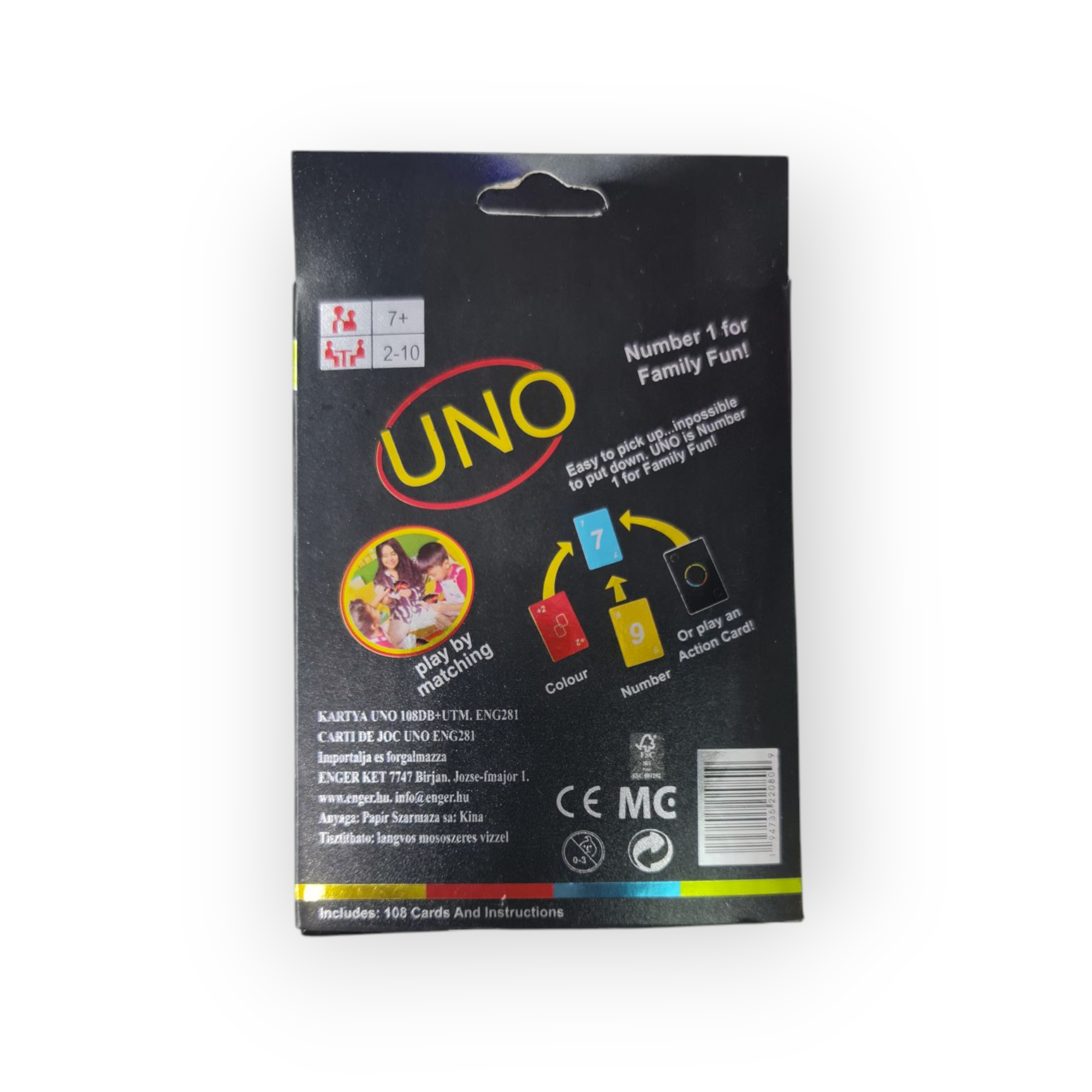 UNO Minimalista Special Edition Card Game Deck Black black uno card Uno Black Minimaslist | Uno Black Cards | Uno Minimalist. 