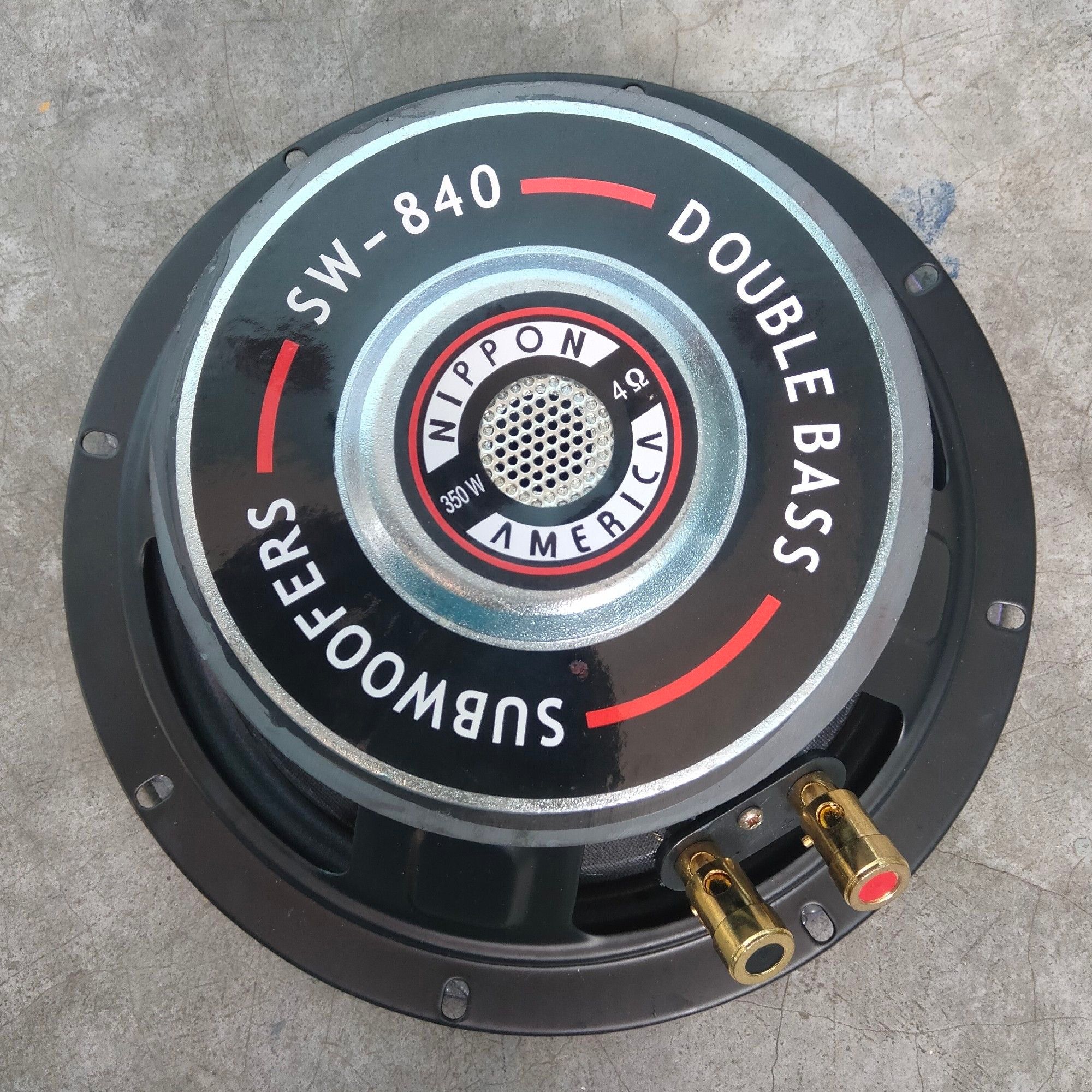 8 ইঞ্চি 8Ω 350w সাবউফার ডিপ বেইস স্পিকার. 