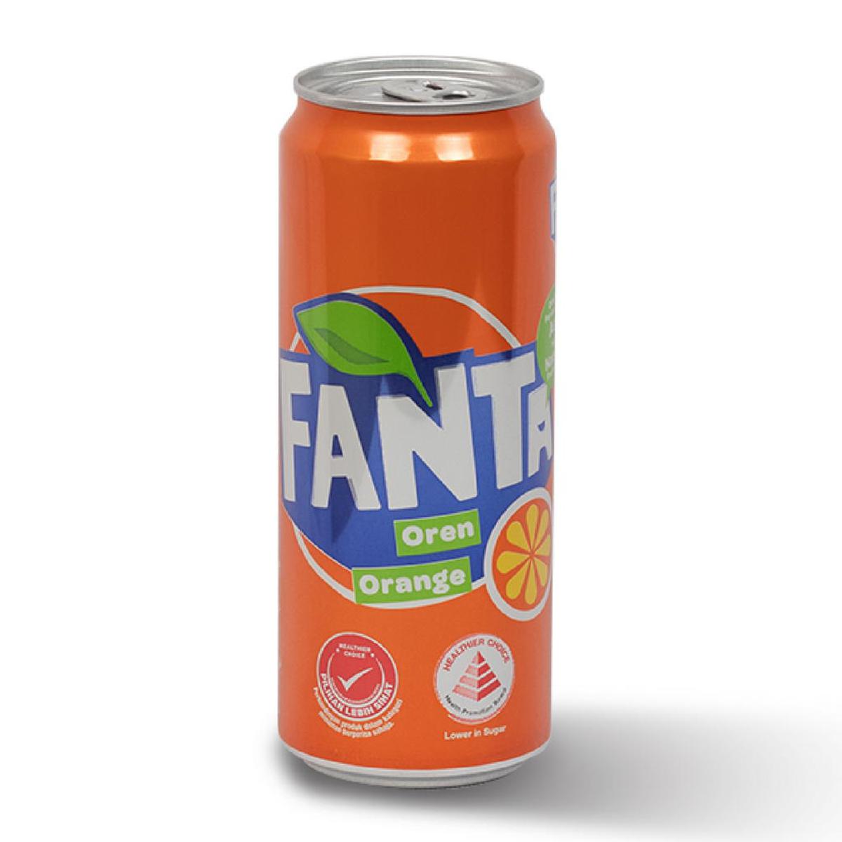 Fanta Orange Can Soft drinks 330ml