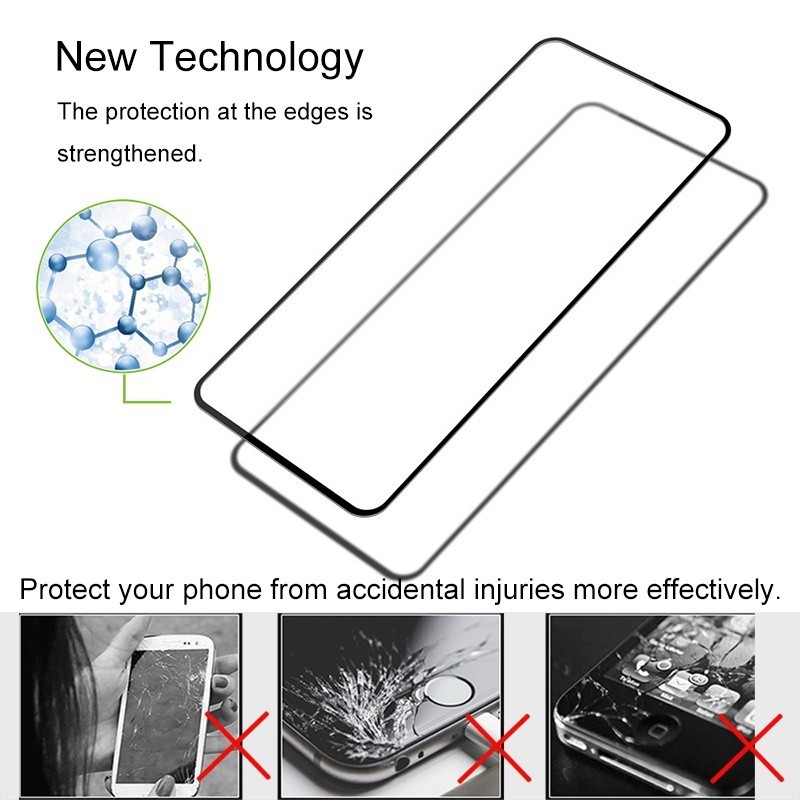 【World Supermarket 2021】(New) 3 in 1 Poco M6 Pro 4G 5G screen protector tempered glass film for Poco C65 X6 pro X5 Pro full cover front film screen protector glass back camera lens film. 