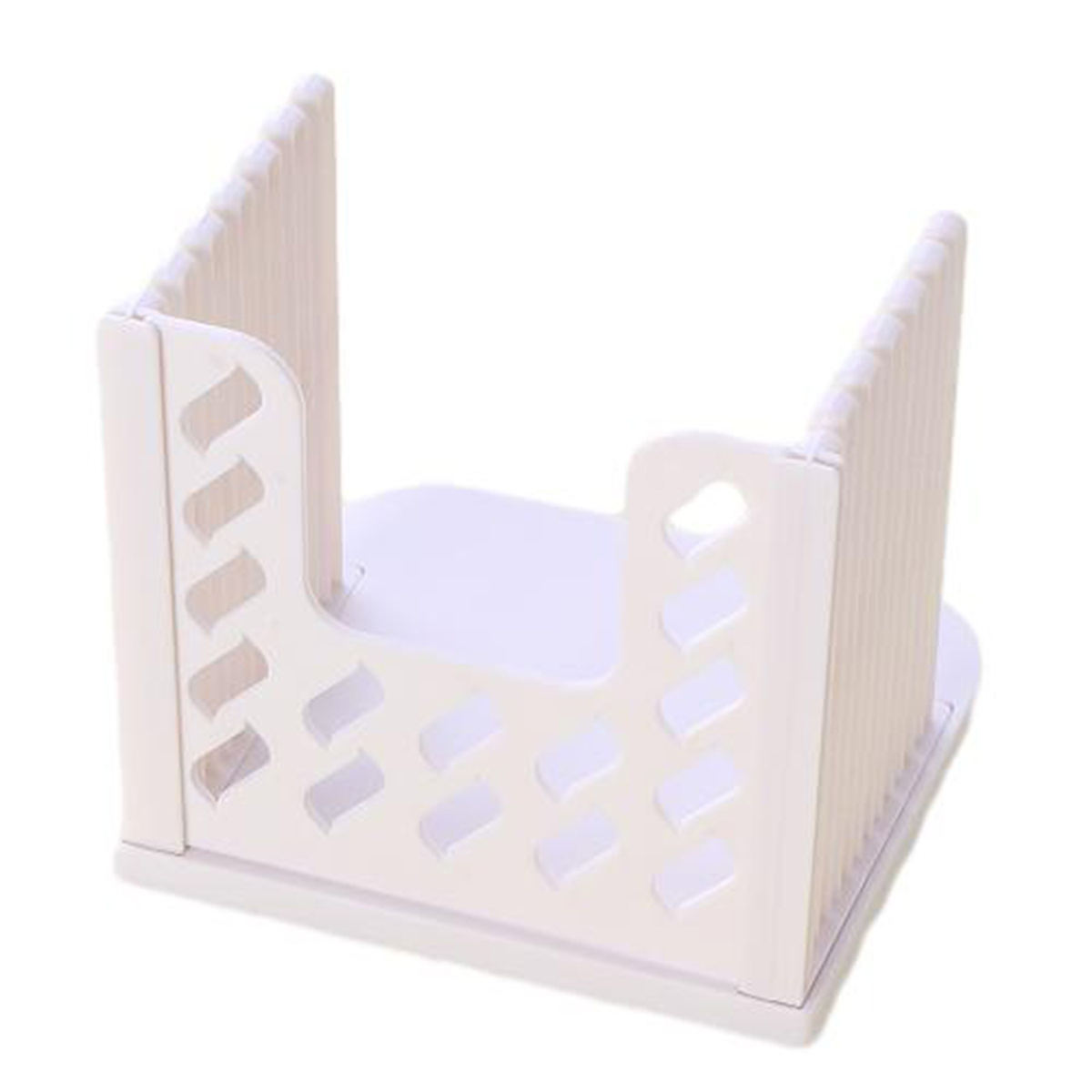 GC Bread Slicer For Homemade Bread, Bread Slicing Guide Adjustable Width, Foldable And Compact Cutting Guide With Crumb Tray, Suitability For Homemade Bread, Bagels, Cakes. 