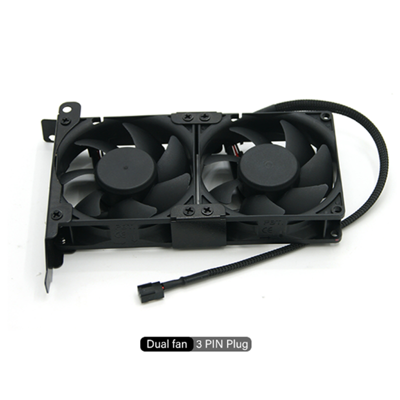 PC VGA COOLER GPU Cooling Fan 8025 PCI GPU Companion 2 Fans 3 Fans Optional 3 PIN Plug/MOLEX 4Pin Plug. 