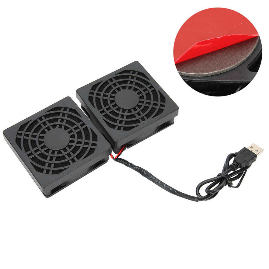 Router Cooler Anti-Dust Computer Fan Efficient Heat Dissipation for PC Cooling The. 
