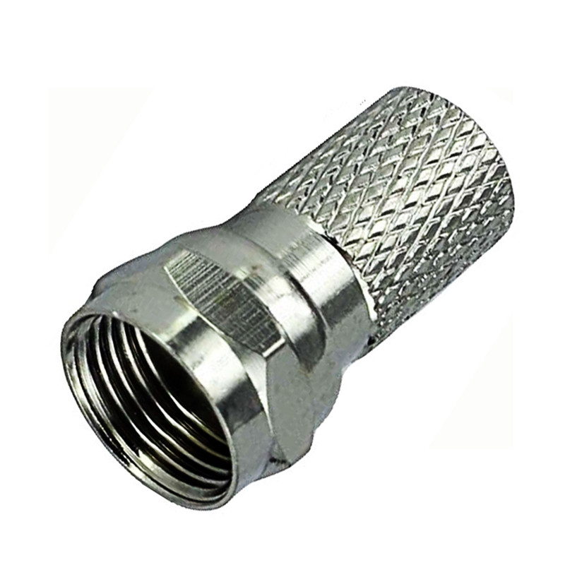 10 Pcs Connector Screw On Type For RG6 Satellite TV Antenna Coax Cable Twist-on - Hdmi Cable. 