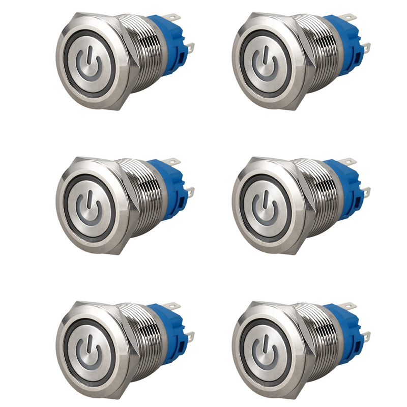 TWEXQNY 6X 220V Push Button Switch