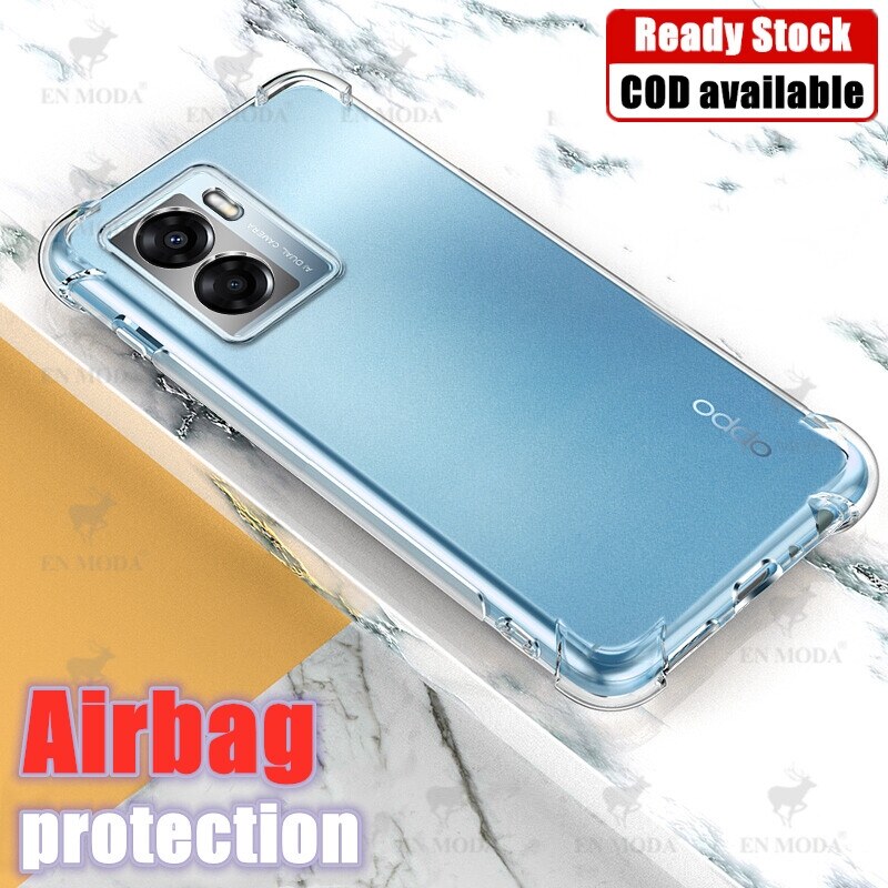 lthmy for OPPO A77 4G CPH2385 Soft Gel Jelly Case Transparent Full Protective Anti-Scratch Resistant Back Cover Skin