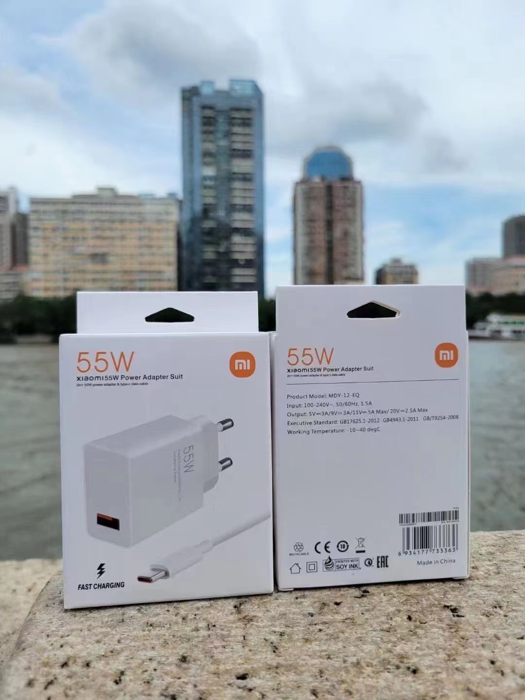 55W Fast Turbo EU Charge Power Adapter Usb Type C Cable For Mi 10 Lite RedMi Note 11 10 X3 F3
