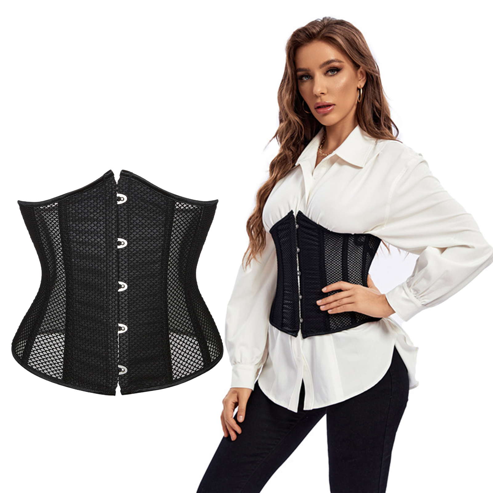 Straitjacket Belt Wide Application Mesh Appearance Girdle Straitjacket. 