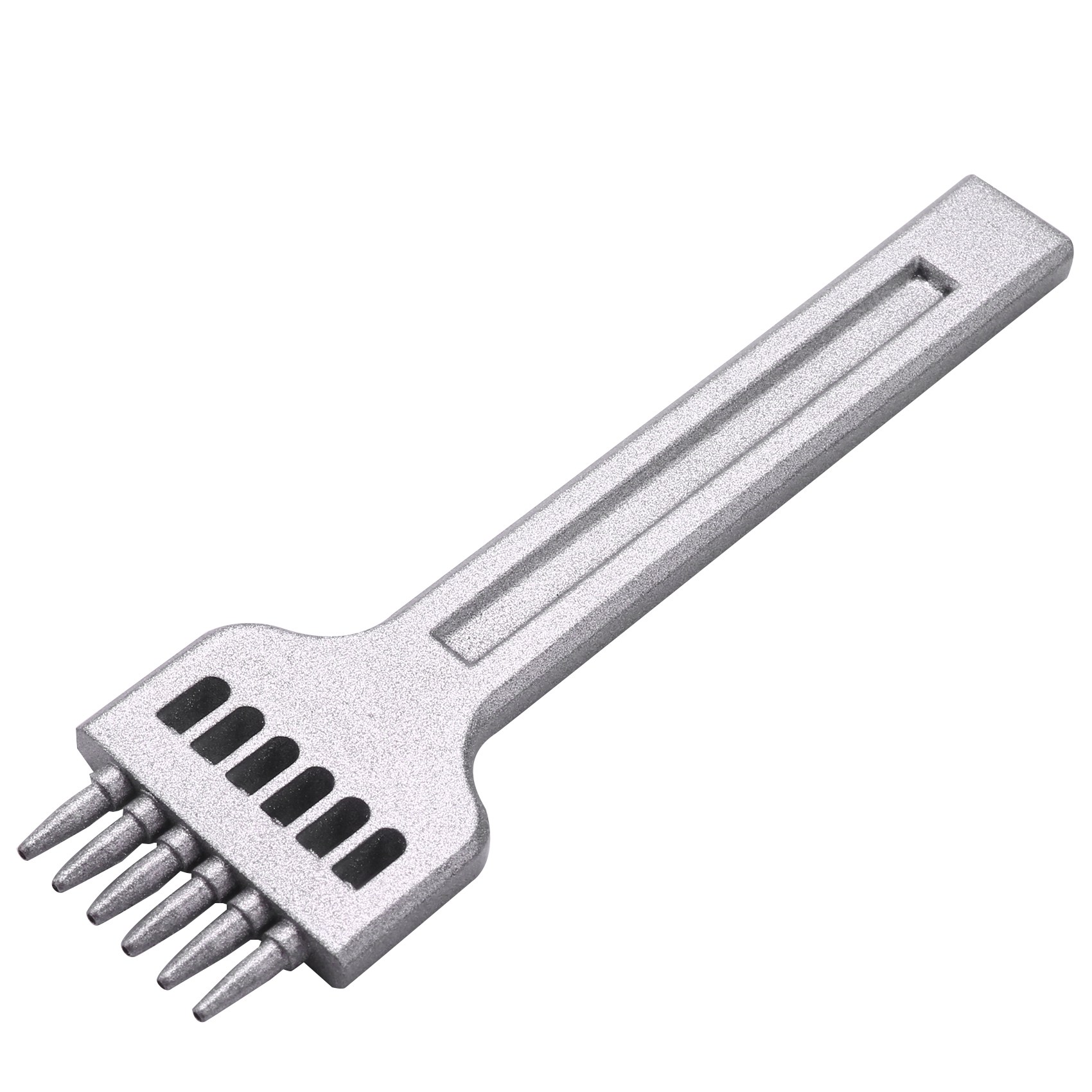 Leather Craft Round Hole Pricking Iron Chisel Head Removable Stitching Punch Chisel Tool/Set. 