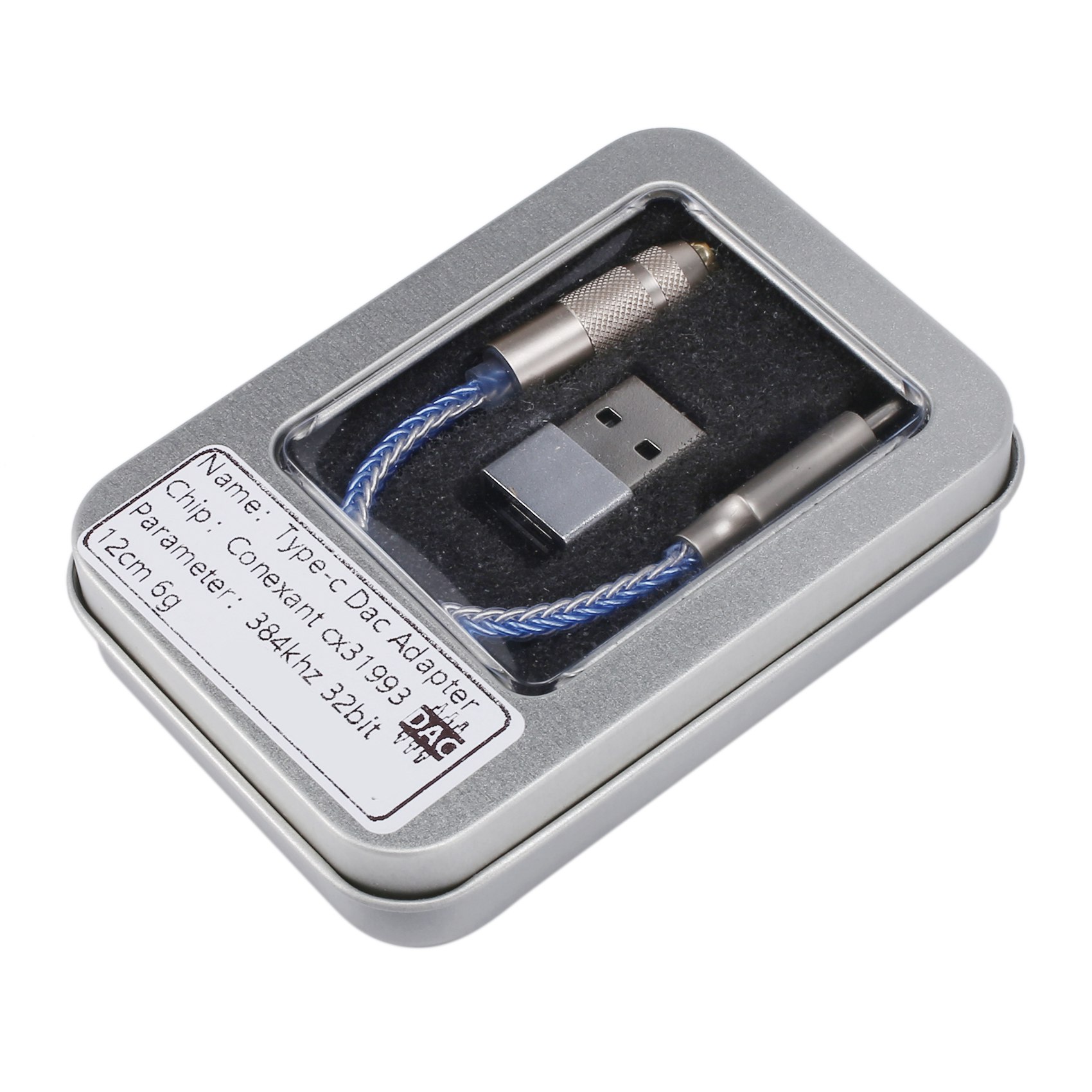 CX31993 USB Type C DAC Headphone Amp DAC Audio Decoding Cable. 