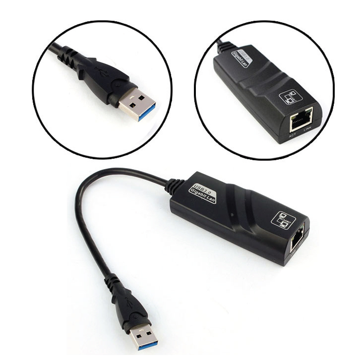 Usb lan card 10/100/1000mbps gigabit usb 3.0 ethernet adapter. 