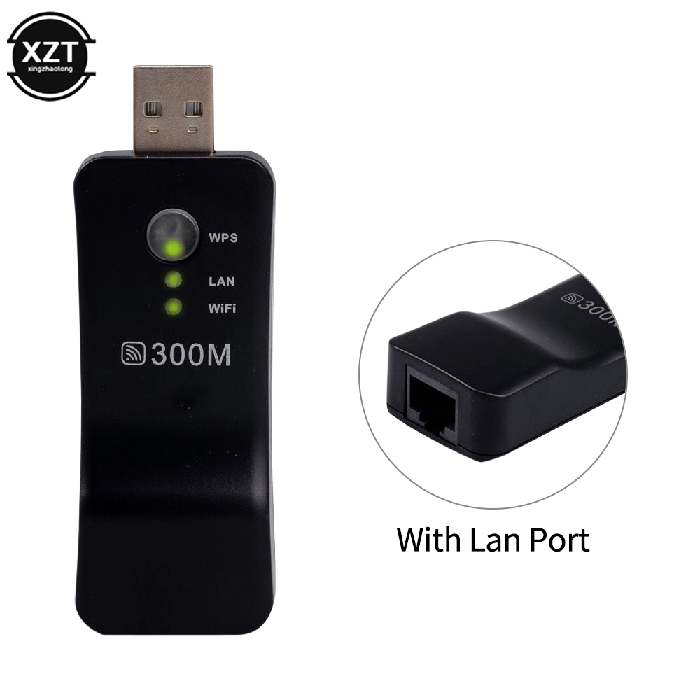 Universal Wifi Range Extender 300Mbps Wireless TV Wifi Adapter Network Card Network WPS AP Mode for Samsung TV UE01. 