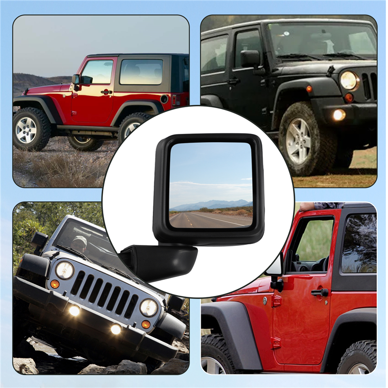 Car Left Side Rearview Mirror 68281891AE for JL Rear View Mirror Assembly. 