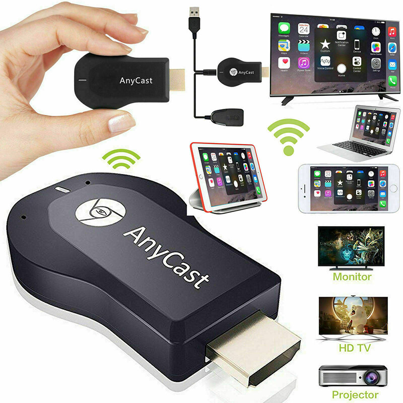 AnyCast M9 Plus WiFi Display Receiver HDMI Dongle 1080P TV DLNA Airplay Miracast. 