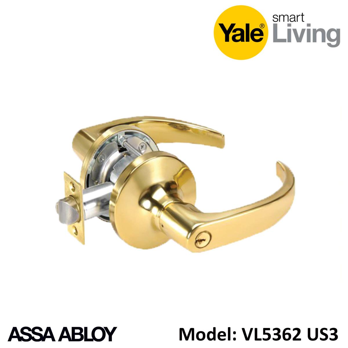 Yale (without key) Lever Door Lock Handle Lock VL5362 US3 Door hardware & locks