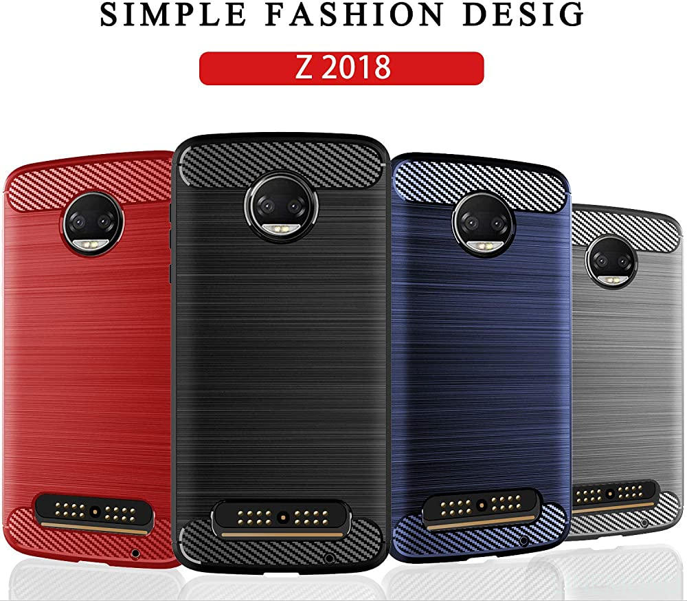 Moto Z2 Force case, Soft Feeling Full Protective Anti-Scratchamp;Fingerprint + Scratch Resistant Fit Mobile Phone Case Cover for Moto Z2 Force. 