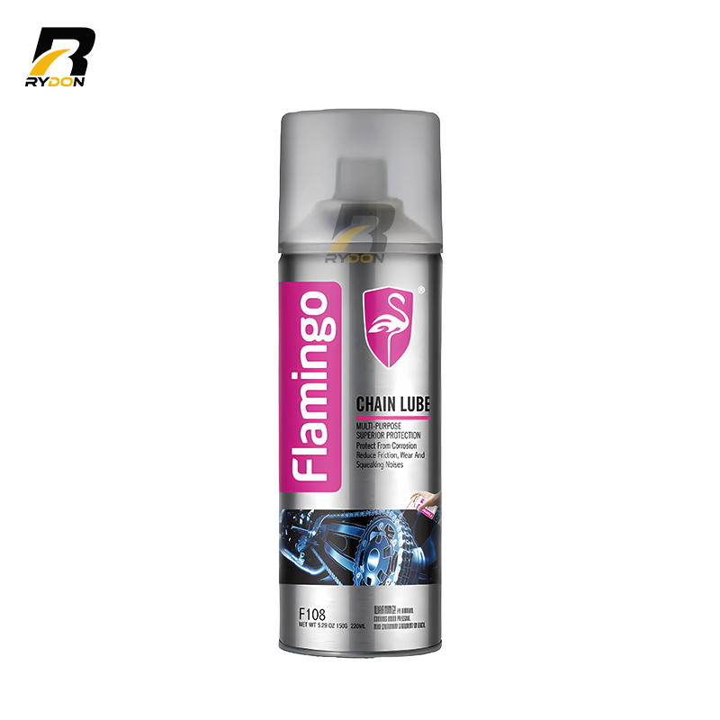 Flamingo Chain Lube 220ml + Chain Brush (Random Color) + Gladiator Rust Spray 450ml | Complete Motorcycle & Bicycle Maintenance Kit | Chain Cleaner, Lubricant, Rust Remover & Corrosion Protection Combo. 