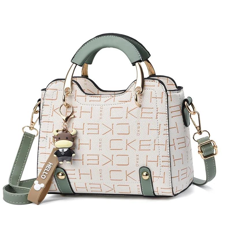 Shaping Bag 2024 New Fashion Korean Style Fashionable Simple Generous Handheld Women's Bag Printed Letter Shoulder Messenger Bag. 