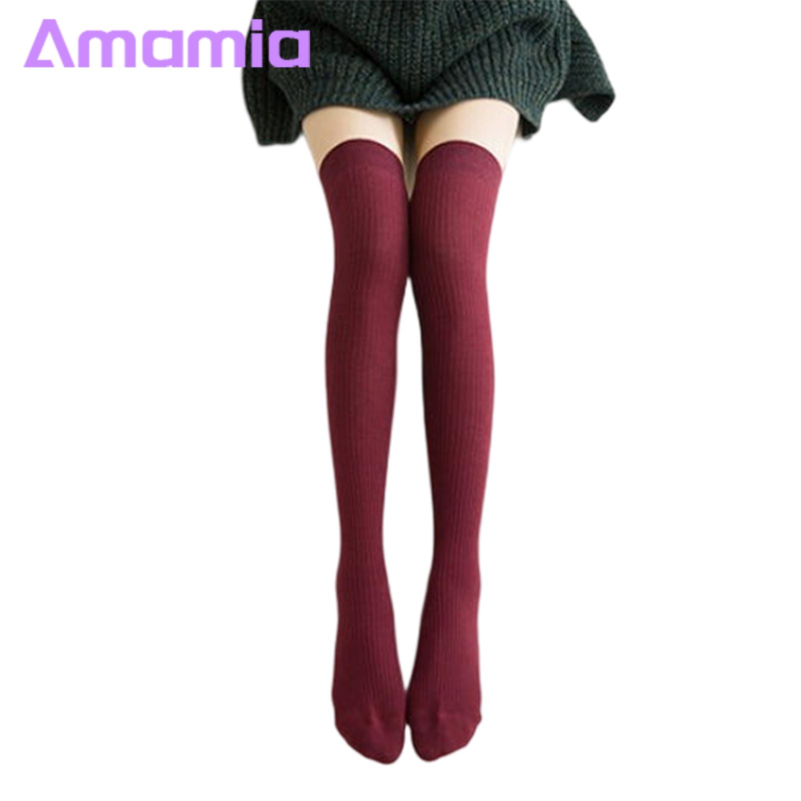 Amamia Over Knee Stockings Thigh High Anti Friction Beauty Leg Stockings