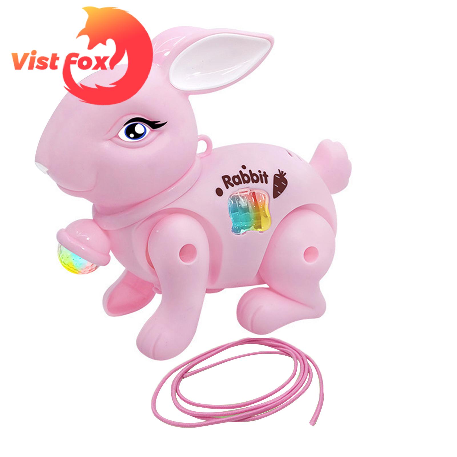 Vist Fox Bunny Toy Luminescent Cartoon Electronic Walking Rabbit Toy. 