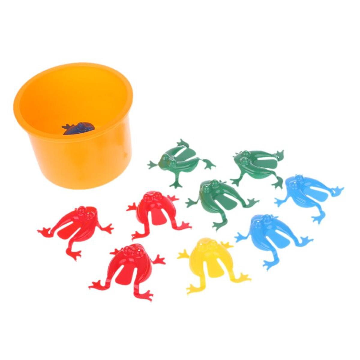 【happy one】12pcs Jumping Frogs Assorted Hopper Toy Action Toy Figures