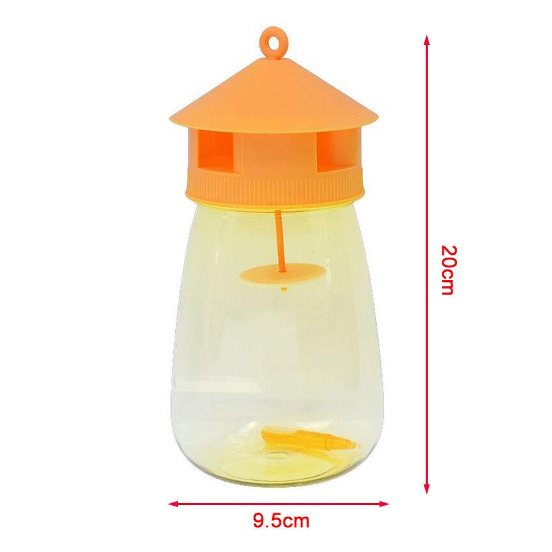 1 PCS Wasp Trap Fruit Fly Flies Insect Bug Hanging Honey-Trap Catcher Killer Layor. 