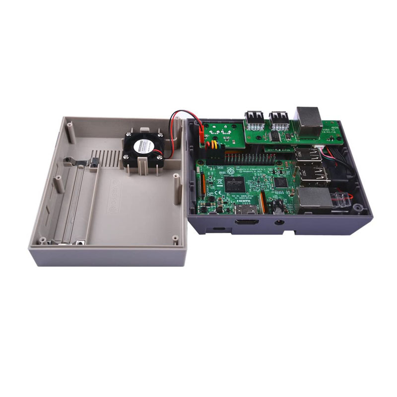 RETROFLAG NESPi Case Plus Functional Power Button with Safe Shutdown for RetroPie Raspberry Pi 3/2 Model B & Raspberry Pi 3B+(NESPI Case+). 