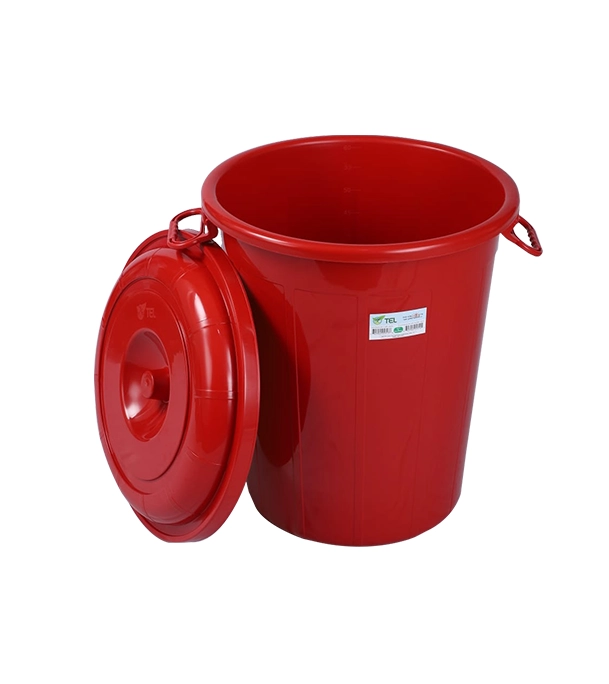 RFL Drum Bucket 60L-Red With Lid 861109. 