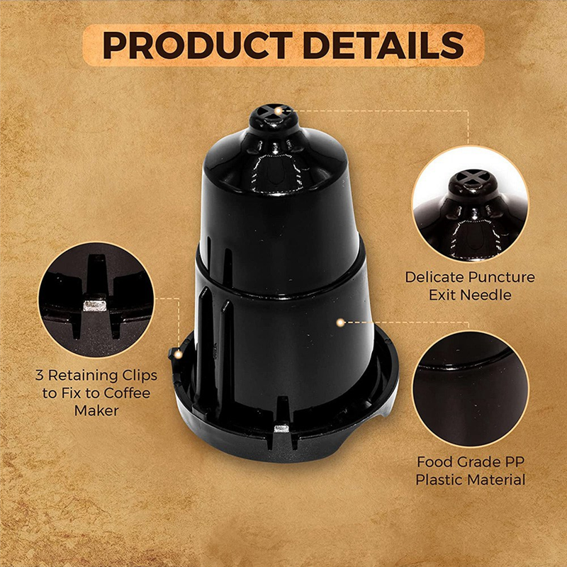 For Keurig Holder Replacement with Exit Needle, Compatible K-Elite, K-Café, K-Slim, Classic Models - Coffee Makers. 