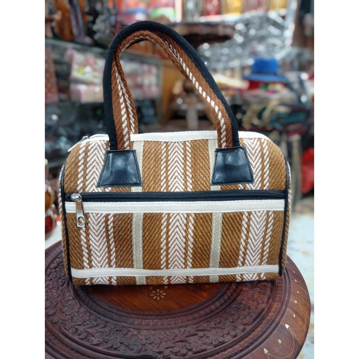 Vanity bag!  Side bag made of jute