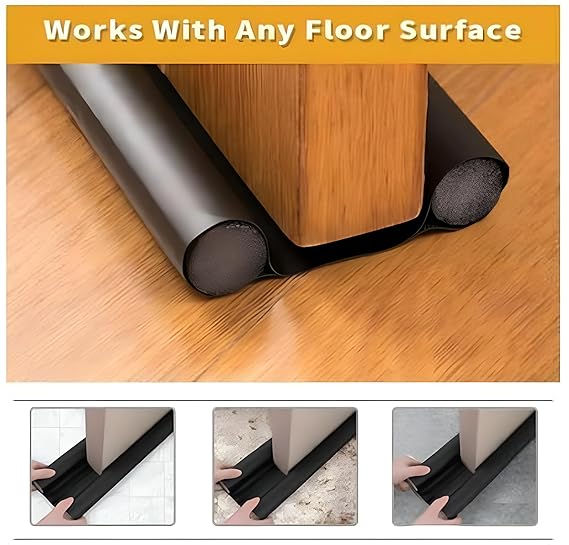 Raxon Innovation PVC Door Guard 93cm Gap Filler for Door Bottom Seal Strip - Sound-Proof, Reduce Noise, Energy Saving Door Stopper for Reduce Door Dust, Insects Protector. 