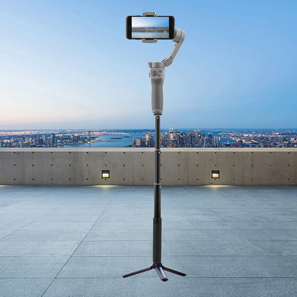Extension Pole Selfie Stick for DJI OM 5 Pocket 3 Osmo Mobile 5 4 3 Folding Tripod Mount Handheld Gimbal Stabilizer Accessories. 