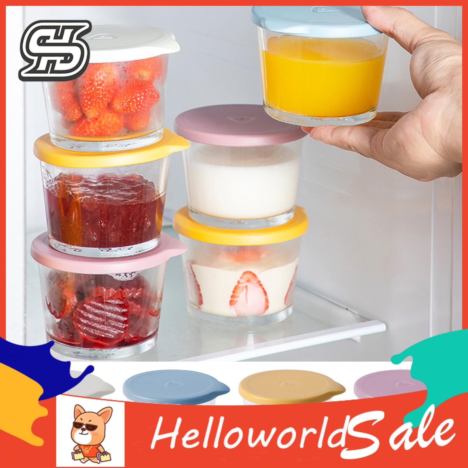 HelloWorld Food Container Stackable Fruit Shake Food Preservation Box. 