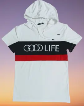 white half sleeve hoodie