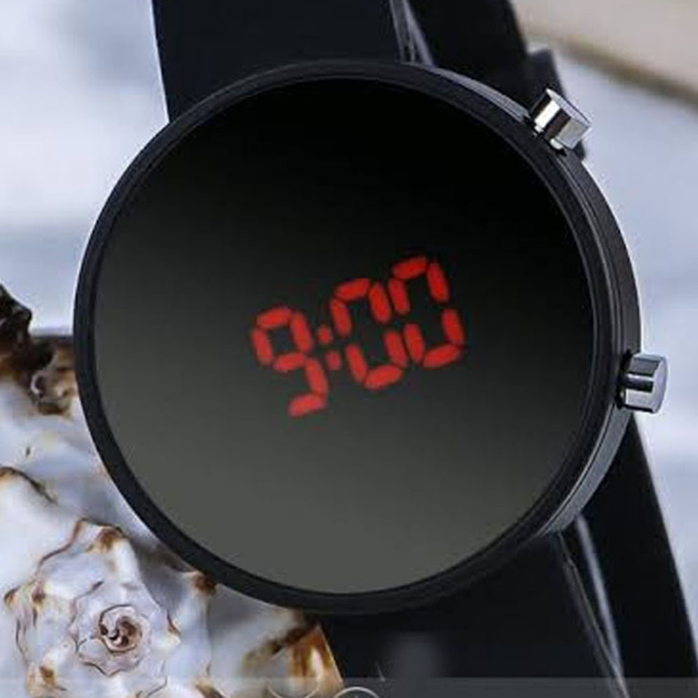 Round shape LED Digital Watch. 