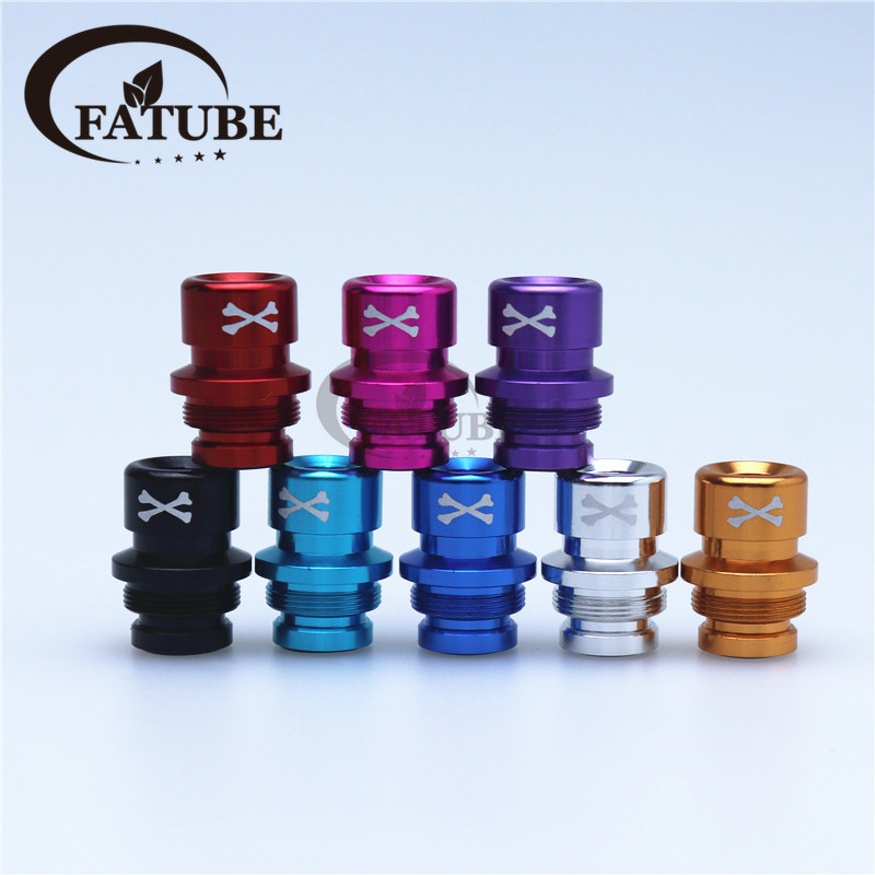 DRIP TIP XBone Aluminum 510 X Bone Drip Tip Dot Aio V2 1 PRESS KEY Button Set Billet BB for Petri BOX Water Bottle Cup cover. 