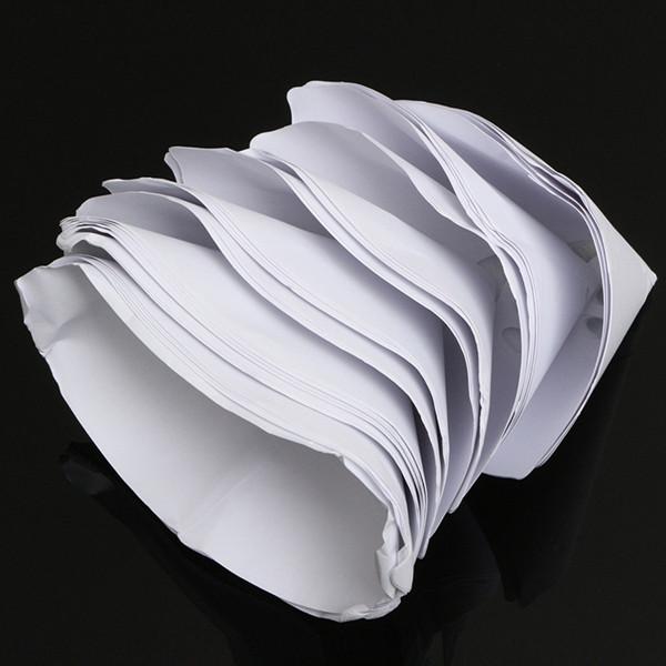 50pcs 190 Mesh Paper Paint Strainer Nylon Full Flow Conical Cone Filter Funnel(null). 