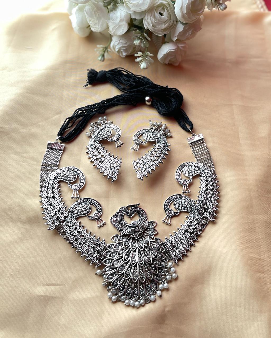 German Silver Necklace Necklace Set For 