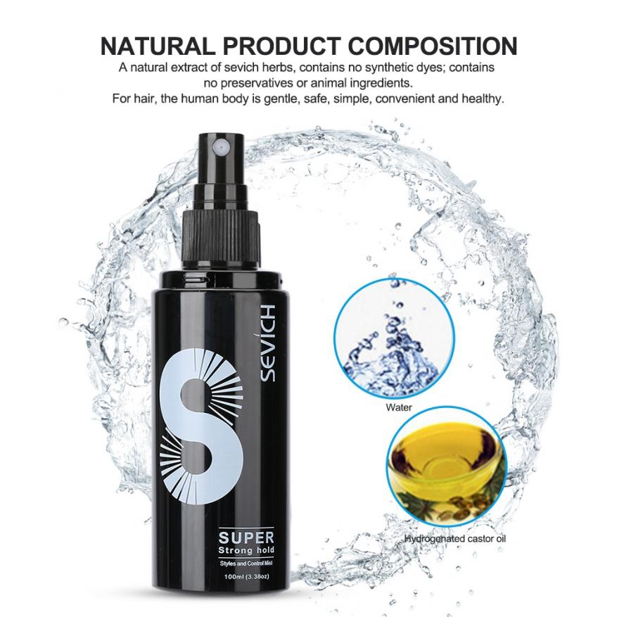 【Hengli jewelry story】(NEW)100ml SWVICH Hold Lock Spray Hair Building Keratin Fibres Men Women Large