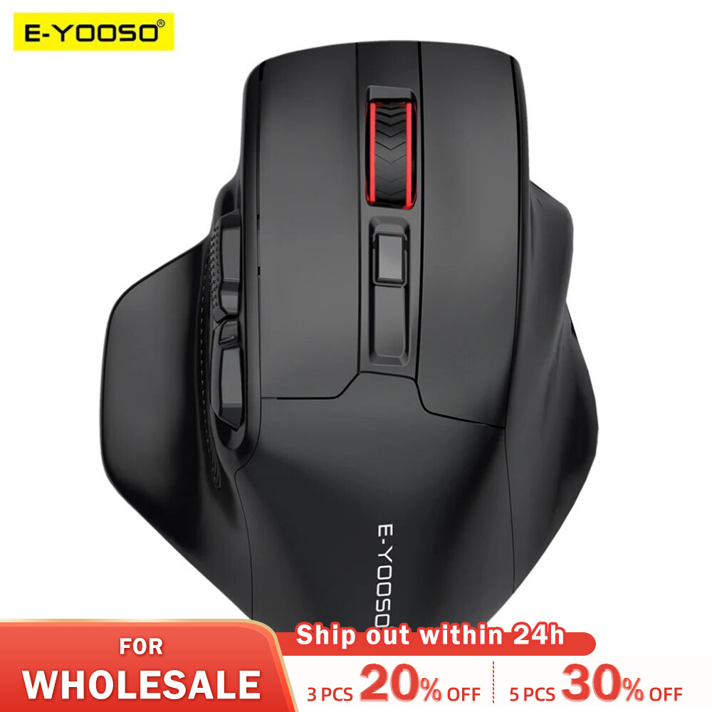 E-YOOSO X-31 USB 2.4G Wireless Gaming Large Mouse for Big Hands PAW3212 4800 DPI 5 Buttons for Gamer Mice Computer Laptop PC