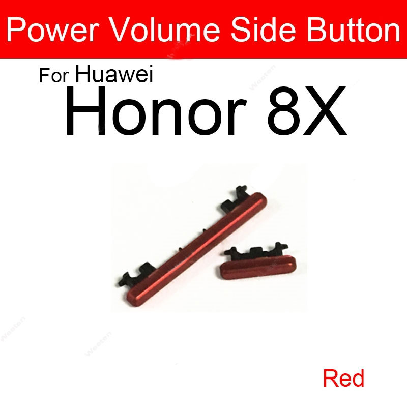 Power Volume Outside Key Side Button for Huawei Honor 8x External Volume Button + Power ON/OFF. 