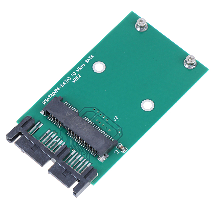1Pc Mini PCIe PCI-e mSATA 3x5cm SSD To 1.8" Micro SATA Adapter Converter Card. 