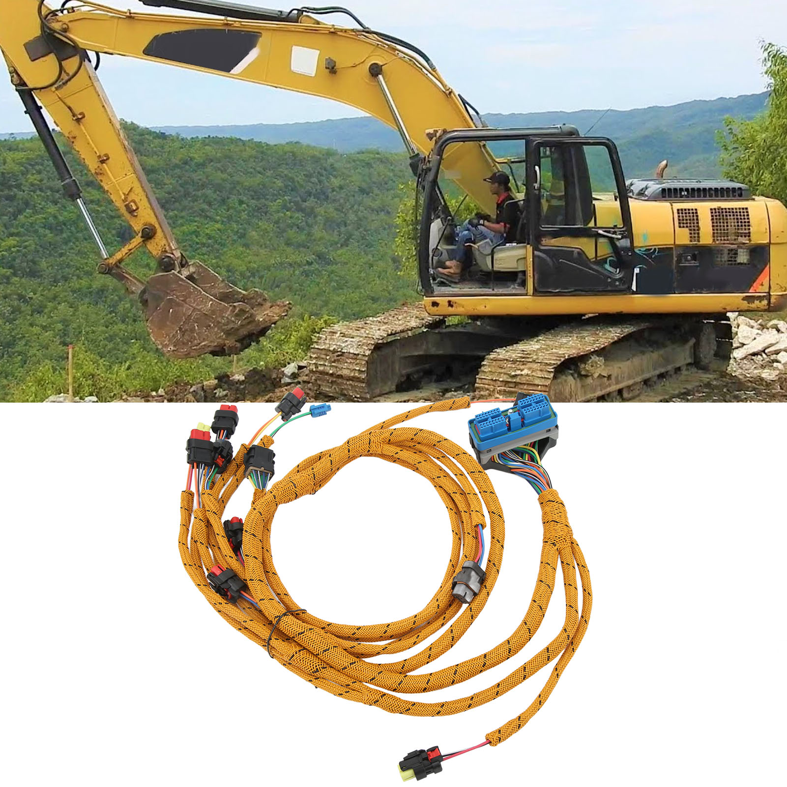 296-4617, OEM Standard Engine Wiring Harness for 320D E320D C6.4 Excavator. 